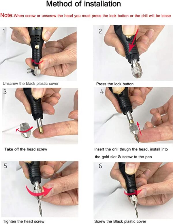 Electric Micro Engraver Pen Mini DIY - Image 2